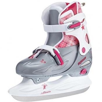 Nijdam Girls' Figure Skates, Size 34-37, 3020-ZWR-34-37