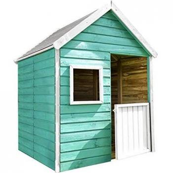 Cabane en Bois Soulet avec Portillon pour Enfant