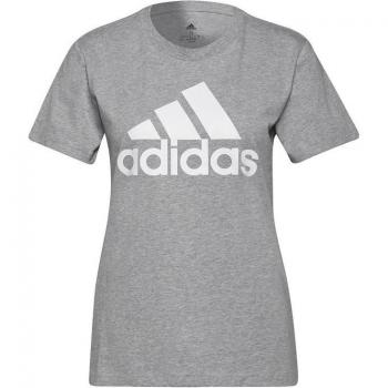 Adidas Essentials Logo T-Shirt Donna Grigio L