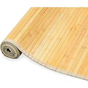 VidaXL Rug Bamboo 100x160 cm Natural