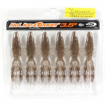 Olive Beaver Soft Lure, 3.5”, OSP TW‑117