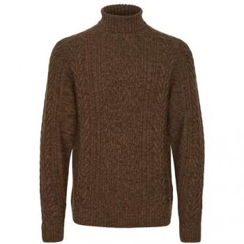 Blend Rollkragenpullover Braun Regular Fit