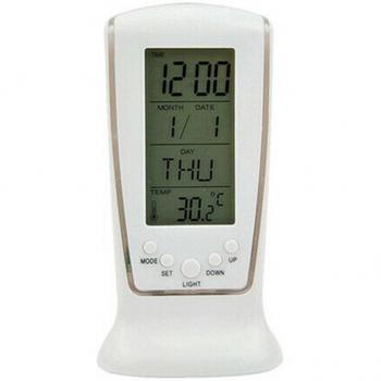 LED Night Light Alarm Clock with Snooze Feature