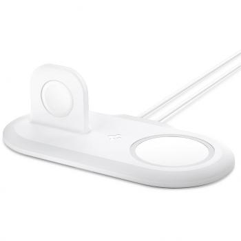 Spigen MagFit Duo Skydd Vit