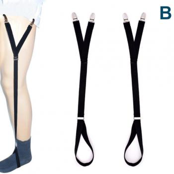 2er Pack elastische Hemdhalter für Herren