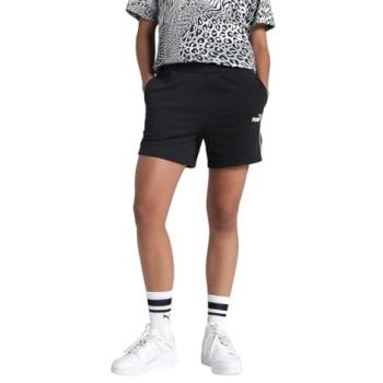 Sport Pantaloncini Puma donna 5 vita alta nero S