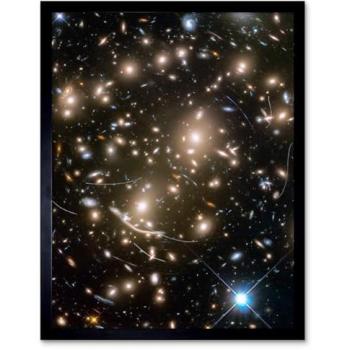 Asteroid Field Framed by Hubble Telescope