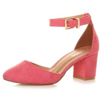 Women’s Coral Faux Suede 4” Mid Block Heel