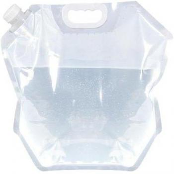 Conteneur de voyage d'eau pliable en PVC transparent