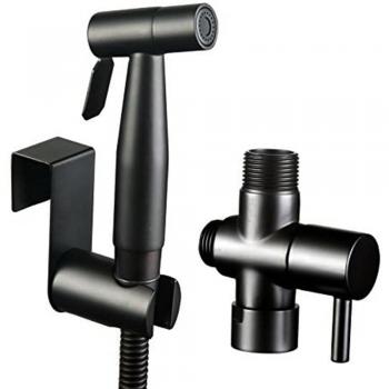 Bidet de Mano Shattaf Negro Mate