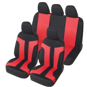 Copri Sedili Auto LS05 Rosso – Completo Anteriore e Posteriore