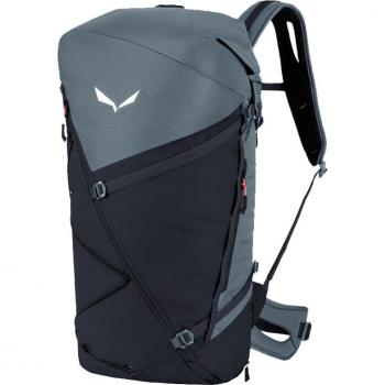 Mochila Salewa Puez 32 + 5L Cores Neutras – Cinza e Preto