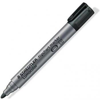 STAEDTLER Lumocolor Flipchart marker mit Rundspitze 2mm schwarz