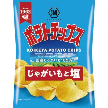 Koikeya Kartoffelchips mit Meersalz 60 g x 12 Beutel