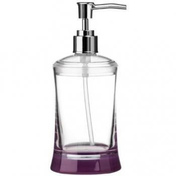 Orsina Purple and Clear Acrylic Lotion Dispenser