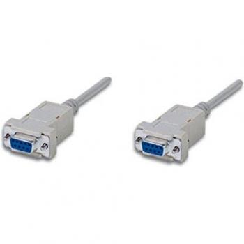 Belkin – Cavo di collegamento seriale null modem incrociato a 9 pin, DB9, 1,8 m