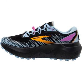 Zapatillas de Trail Brooks Caldera 6: Elegancia Negra y Azul Cielo