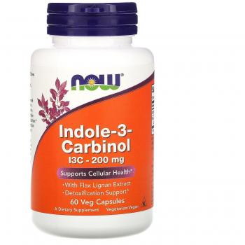 NOW Foods Indole-3-Carbinol 200 mg 60 gélules végétales