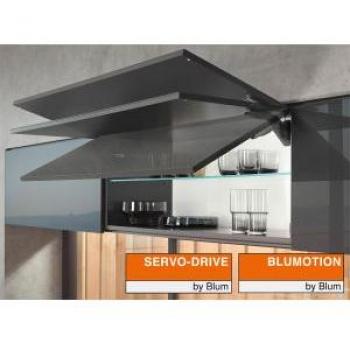 Hochklappe Abdeckung Aventos HK top SERVO-Driv, Links/Rechts, Seidenweiß
