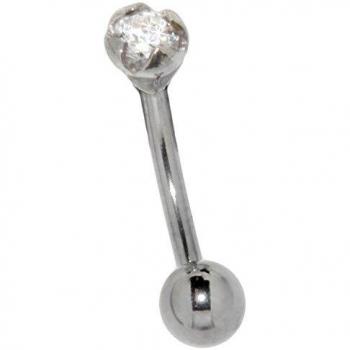 Bauchnabel Piercing – Kristall, Chirurgenstahl