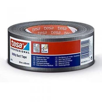 Cinta de Tejido Tesa 10m x 48mm Negra