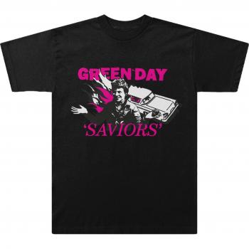 Black Green Day Saviors Tee in Herrengröße S-XXL