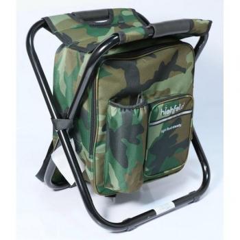 Highfeld® Camouflage Falthocker mit integriertem Rucksack