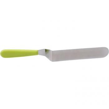Espátula para pasteles de acero inoxidable con mango de madera