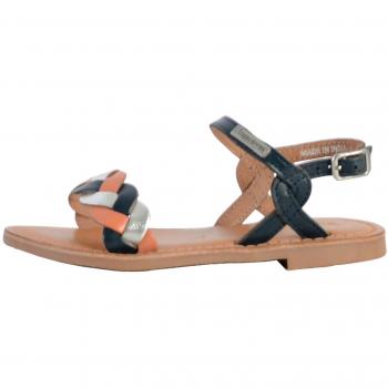 Sandalias de piel Bonbon LES TROPEZIENNES® PAR M. BELARBI para niña, color azul estampado