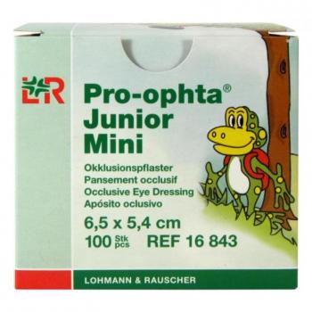 OKLUZIE Pro-ophta Junior Mini Pleister 6,5x5,4 cm 100 stuks