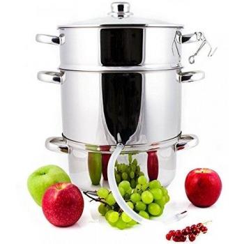 Grafner Dampfentsafter 8,5 Liter Edelstahl