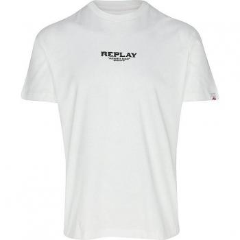 Replay T-Shirt für Herren, Navaro Weiß, Größe XL