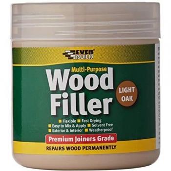 Everbuild Multi-Purpose Wood Filler, Light Oak, 250ml