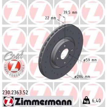 Disque de frein haute performance ZIMMERMANN