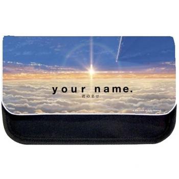 Astuccio Your Name con Logo, Blu Chiaro, Poliestere