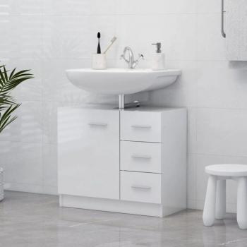 Sottolavabo Mobile in Bianco Luminoso – 63x30x54 cm