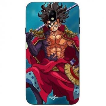 Blue Maniacase für Samsung Galaxy J7 2018 – Flexibles Coque mit One Piece Luffy Gear 5