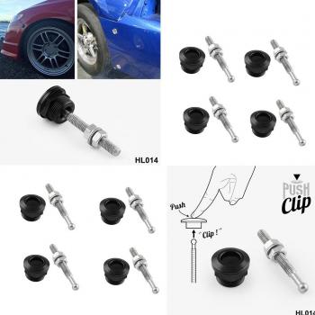 8 Pcs Push Button Hood Pins Lock 0.87''/22mm