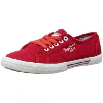 Zapatillas Pepe Jeans London ABE-290 D para Mujer, Rojo