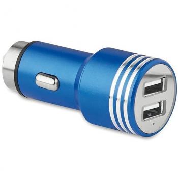 ULTRICS Dual‑Port USB Car Power Adapter with Intelligent Charging