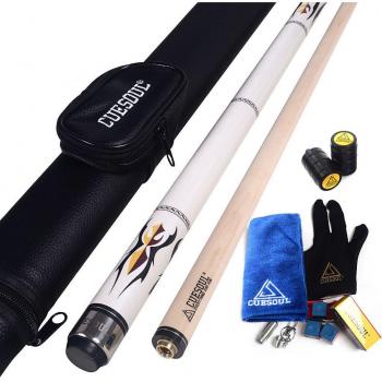 Champion Series 2‑Cue Maple Stick Kit – 58, 19oz, U102+Case