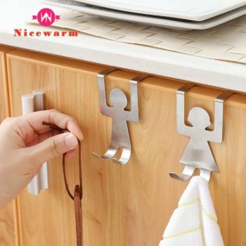 2Pcs No Trace Cabinet Door Hook