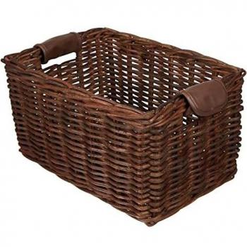 Basil panier de vélo Dorset M 19L en osier brun
