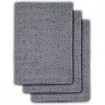 Jollein Lavage en tissu Mini Dots Brume Gris (3Pack)