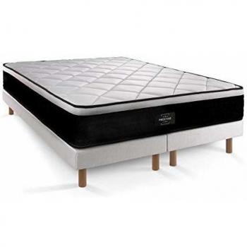Prestige literie Ensemble Suite 160x200 Ressorts ensachés, mémoire de forme 5 zones