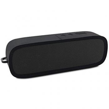Novi F20 von FANTEC – Mobiler Lautsprecher Bluetooth 4.1, kräftiger Bass, Mikrofon (schwarz)