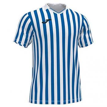 Camiseta de fútbol Joma Copa II manga corta hombre blanco royal