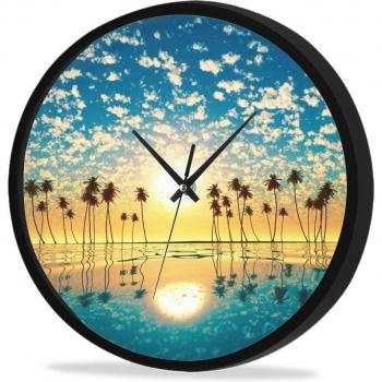 Reloj decorativo hawaiano para dormitorio
