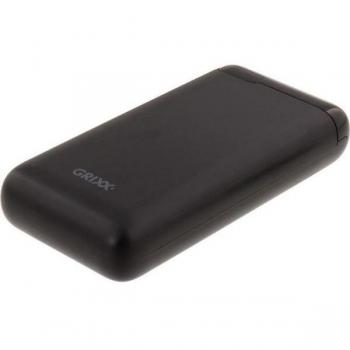 Grixx 20000 mAh Powerbank – Capacità 74 Wh – Nero