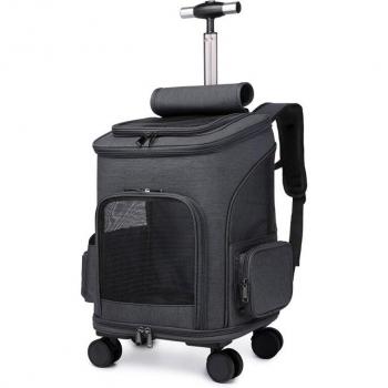 Portable Cat Carrier Stroller with Universal Wheels